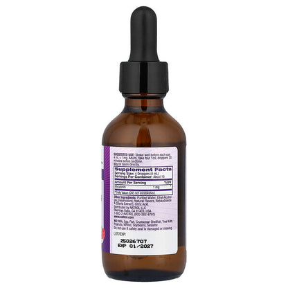 Natrol Liquid Melatonin Giləmeyvə 1 Mg 2 Fl Oz 60 Ml
