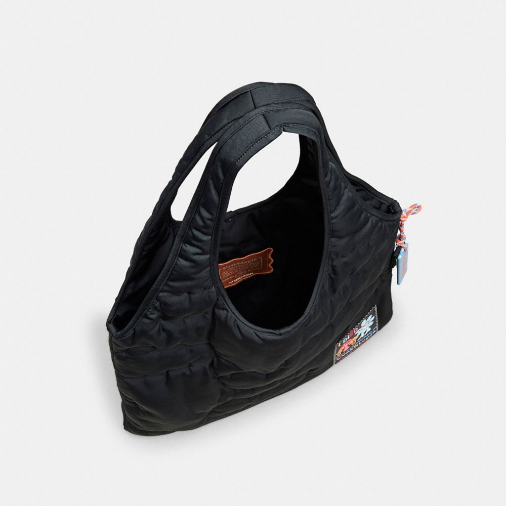 Coachtopia Loop Düz Tote Bulut Quilting ilə