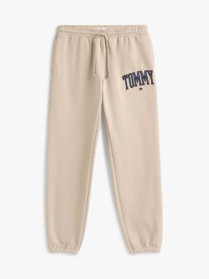 Tommy Hilfiger Varsity Logo Tərəvəz Rəngi Trenirovka Şalvarı