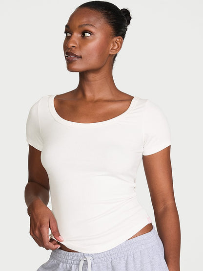 Victoria's Secret VS Iconic Rib Scoop Tee