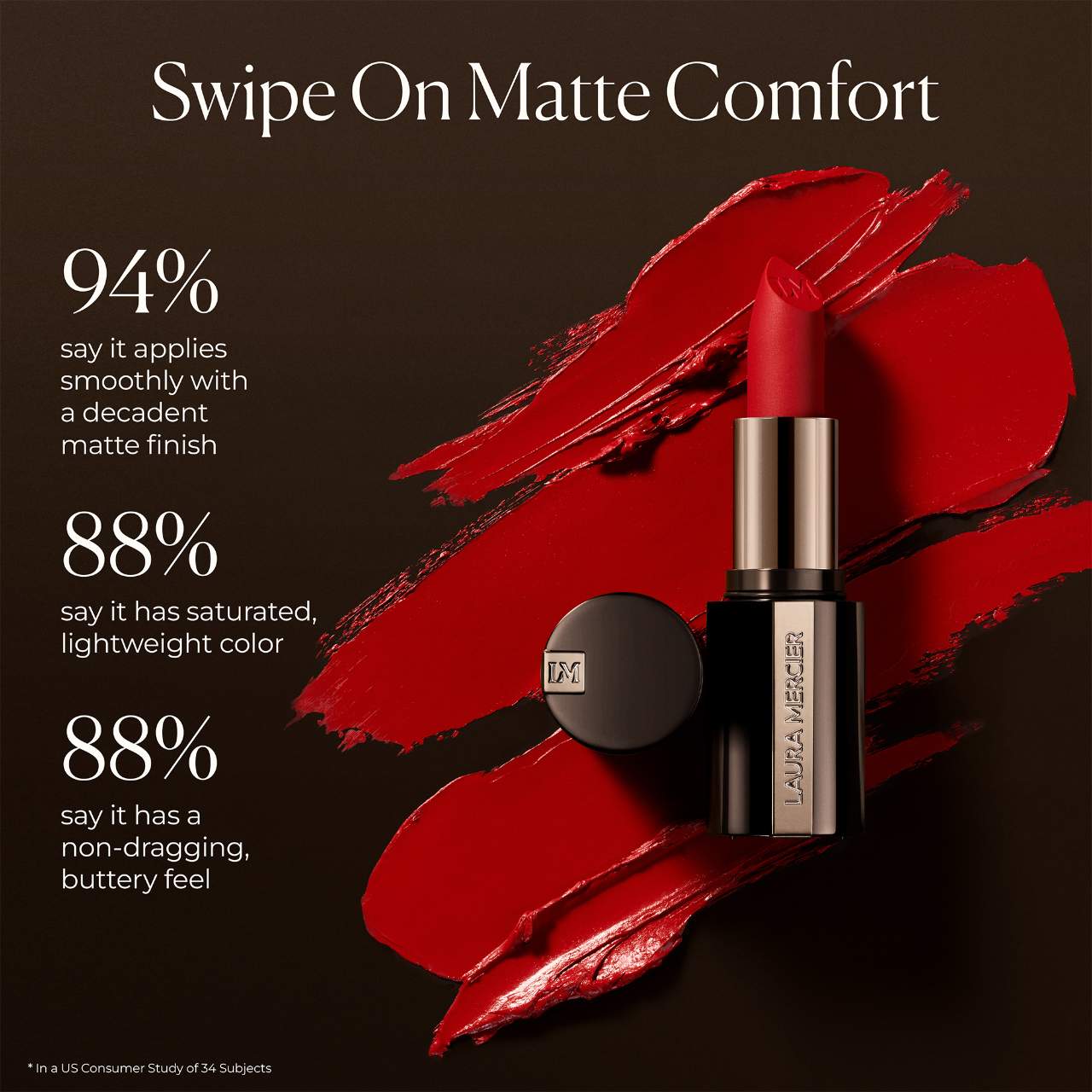 Laura Mercier Caviar Smoothing Matte Dodaq Boyası