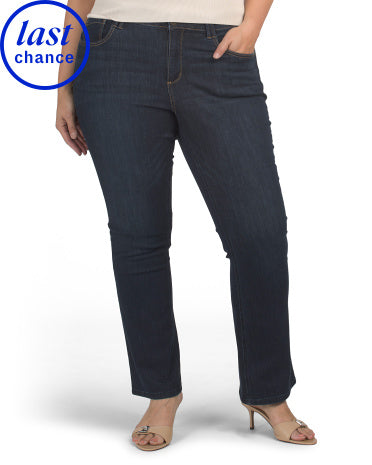 DEMOCRACY Plus Ab Tech Yüksək Bel Bootcut Cins