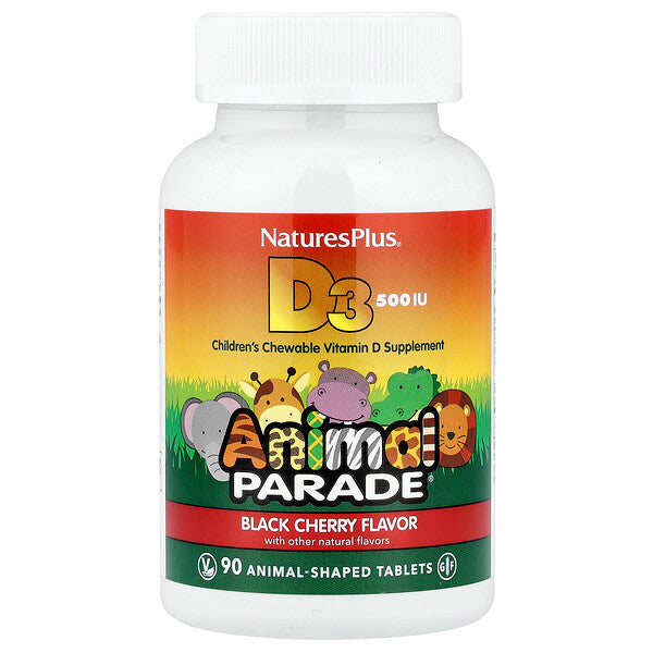 Naturesplus Animal Parade D3 Vitamini Qara Çiçək 90 Tablet