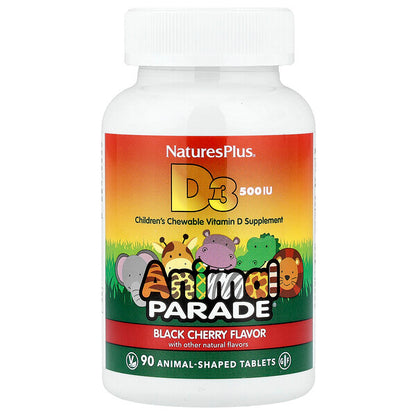 Naturesplus Animal Parade D3 Vitamini Qara Çiçək 90 Tablet