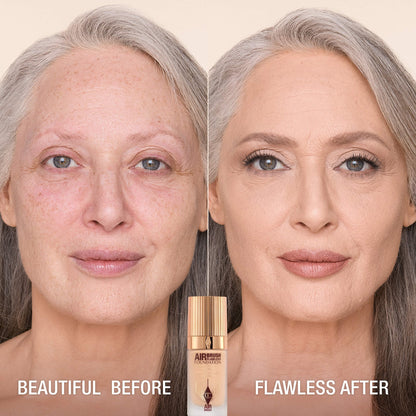 Charlotte Tilbury Airbrush Flawless Bulanıq və Mat Tam Örtünmə Tonal Kremi