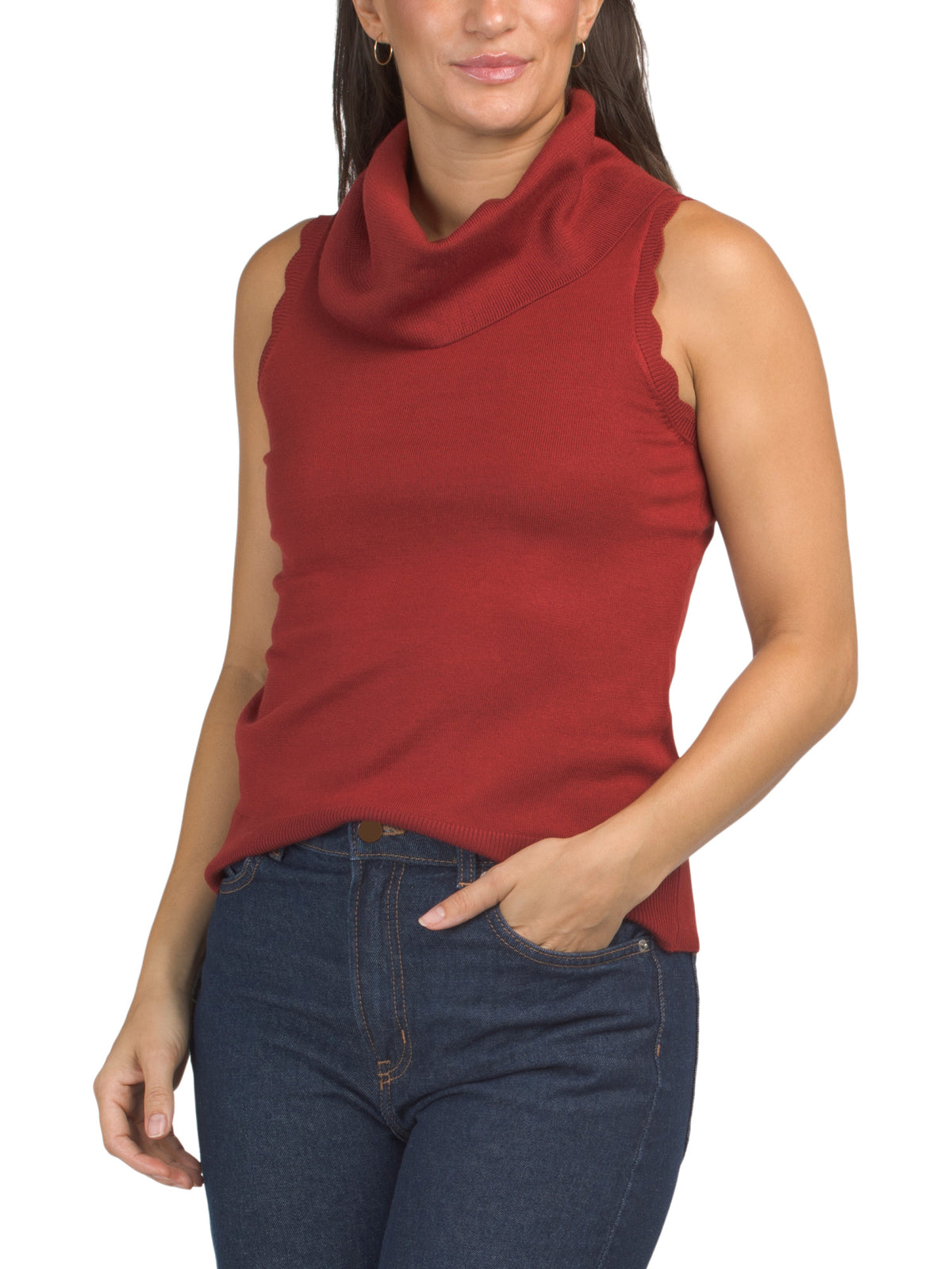 CABLE &amp; GAUGE Kolsuz Turtleneck Sviter