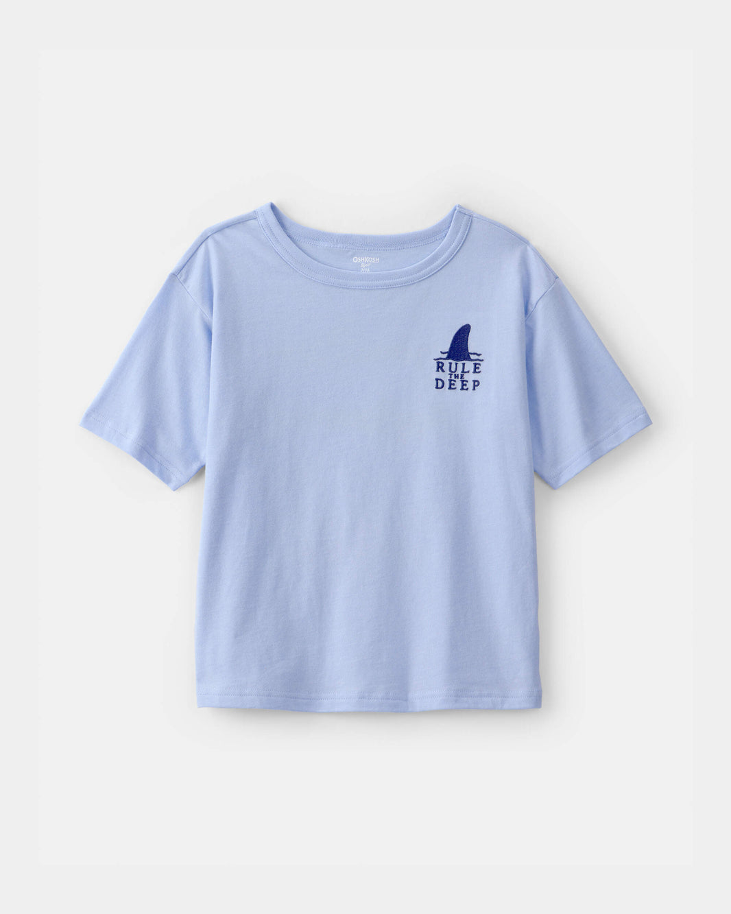 OshKosh B'gosh Oğlan Köpəkbalığı Okean Həyatı Qrafik Köynək - Mavi
