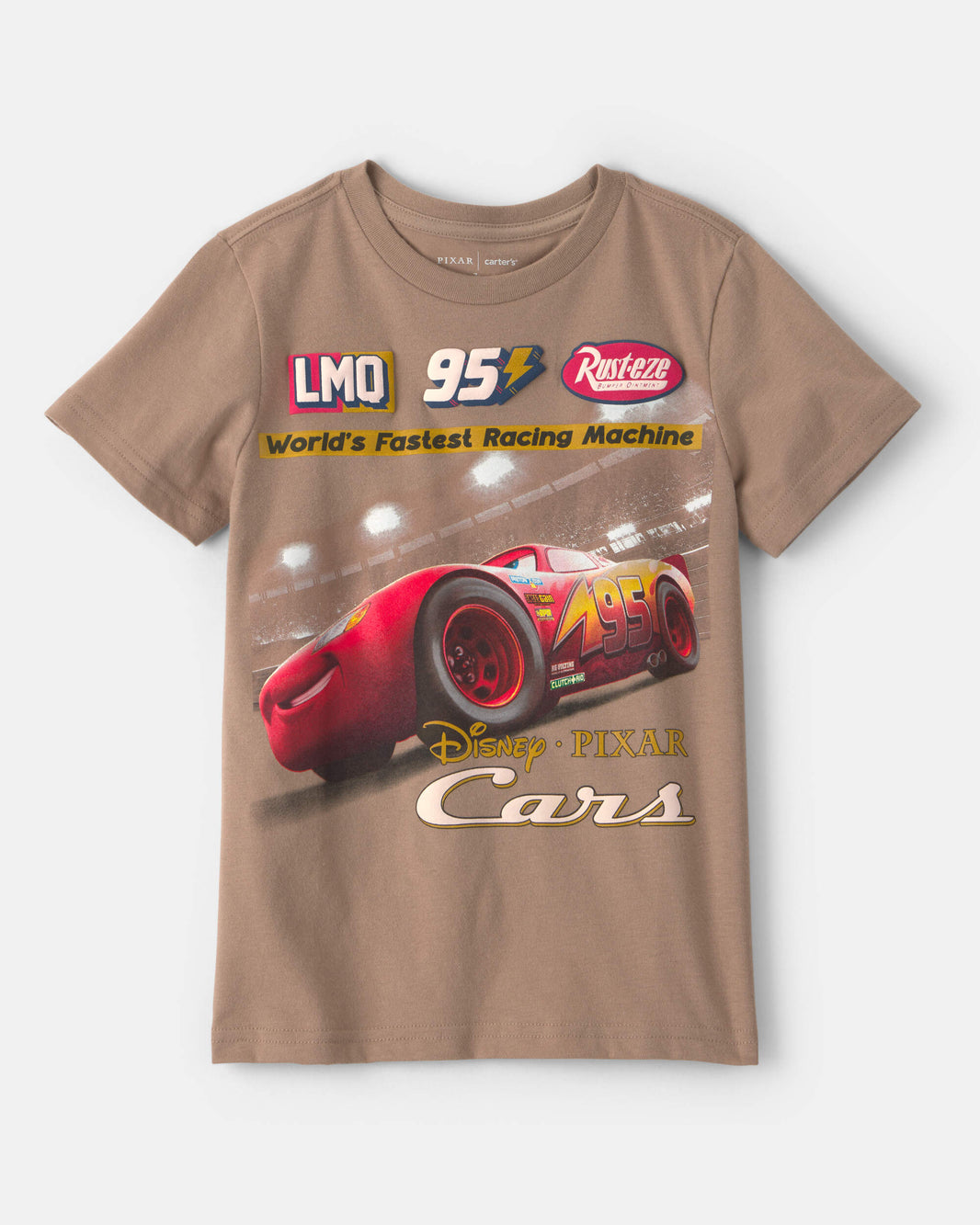 Carter's Oğlan ©Disney/Pixar Cars Qrafik Köynəyi - Qəhvəyi