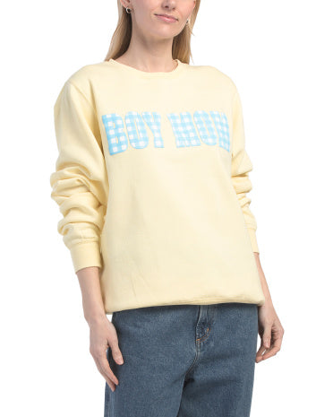 PACIFIC &amp; CO Boy Mom Crew Neck Sweatshirt