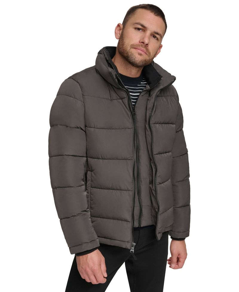 Calvin Klein Kişi Bibli Detaylı Puffer Gödəkçə YoxYox