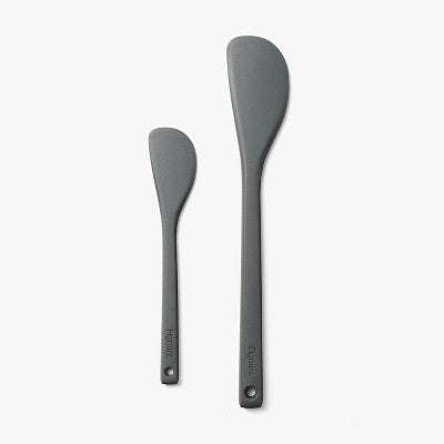 Figmint 2 Parça Silikona Spatula Dəsti Tünd Boz - Mətbəx Ləvazimatı YoxYox