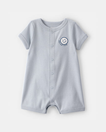Carter's Baby 'Gülüş Klubu' Qısa Ətəkli Romper - Mavi