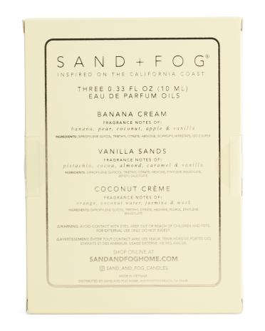 SAND AND FOG 3pk Ətriyyat Yağı Dəsti YoxYox