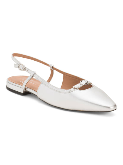 LINEA PAOLO Leather Cassidy Slingback Flats