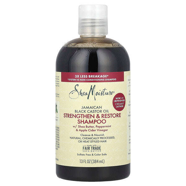 Sheamoisture Yamayka Qara Ricin Yağı Şampunu 13 Fl Oz 384 Ml YoxYox