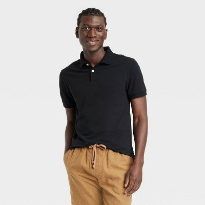 Goodfellow & Co Kişi Hər Gün Polo Köynəyi Qara L