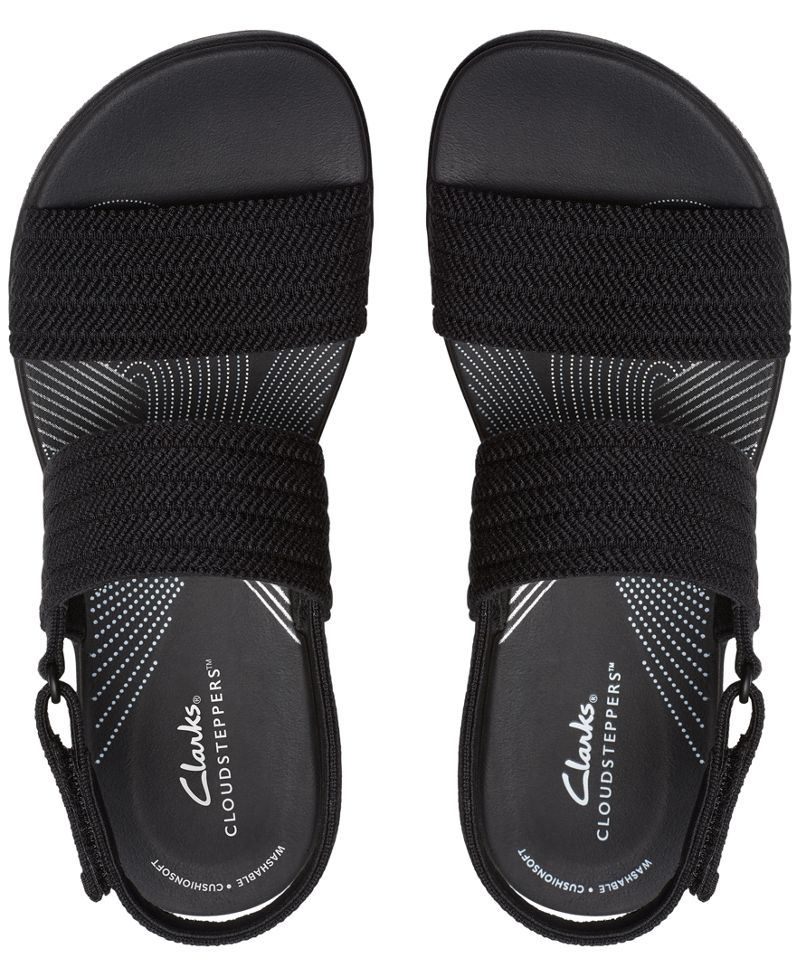 Clarks Qadın Arla Stroll Sürüşdürmə Tağlı Sandal