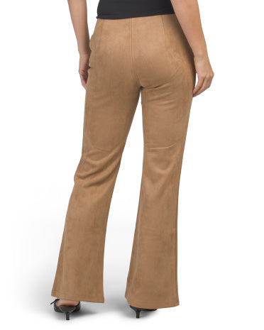LE LIS Süni Süət Aşağı Bel Bootcut Şalvar