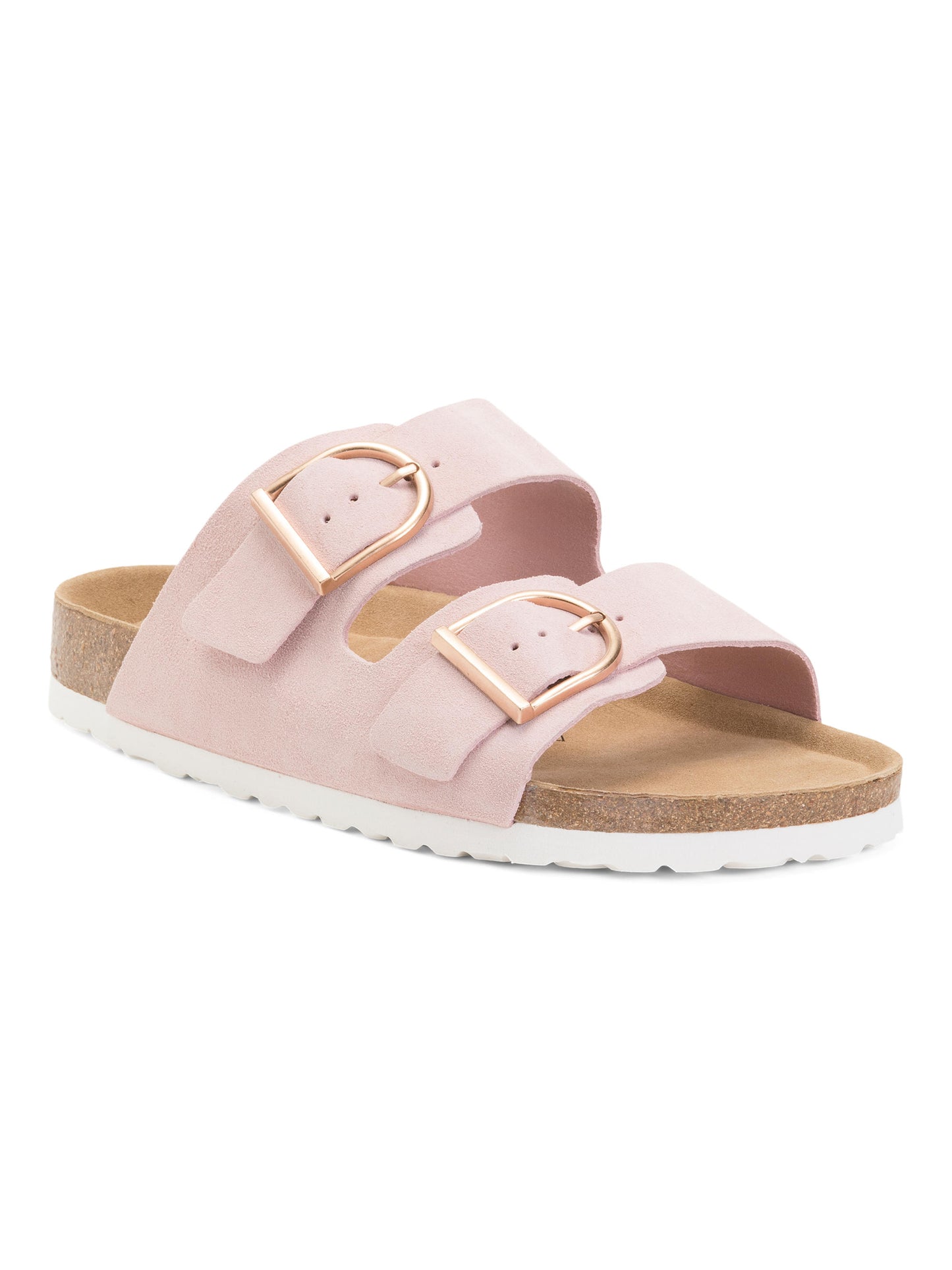 CUSHIONAIRE Suede Legacy Oversized Toka Cüt Bantlı Sandal