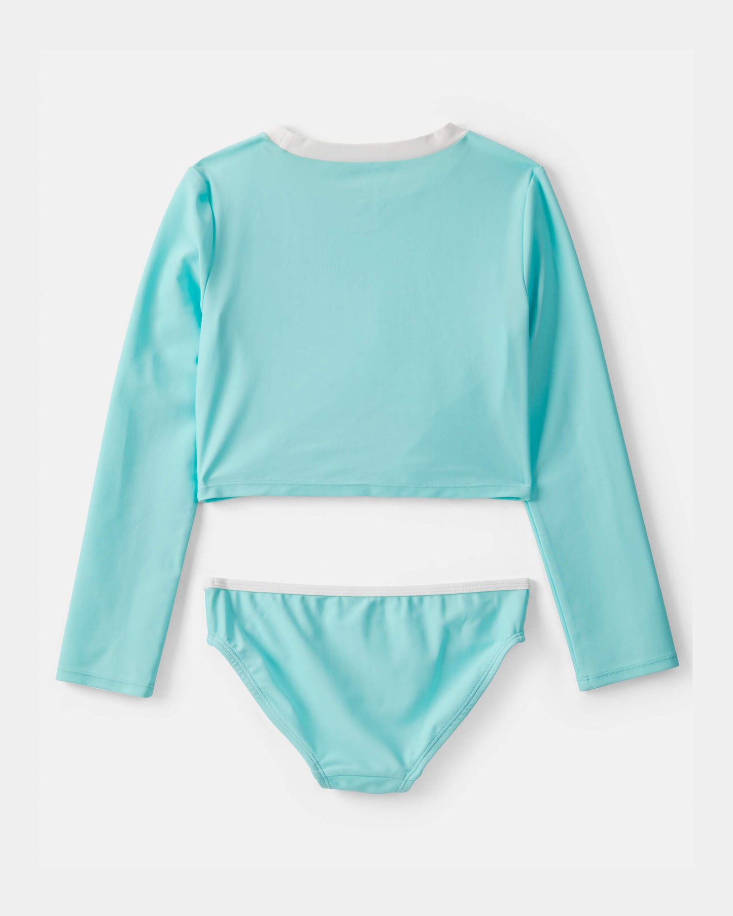 Carter's Qız 2-Parçalı Uzun Kollu Rashguard Üzgüçülük Dəsti - Firuzəsi