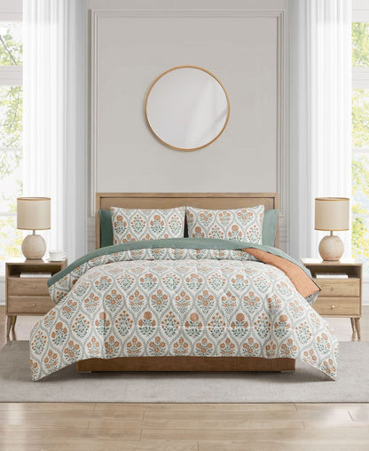 Macy's Hazel 8-Parçalı Əks-Tərəfli Yorğan Dəsti