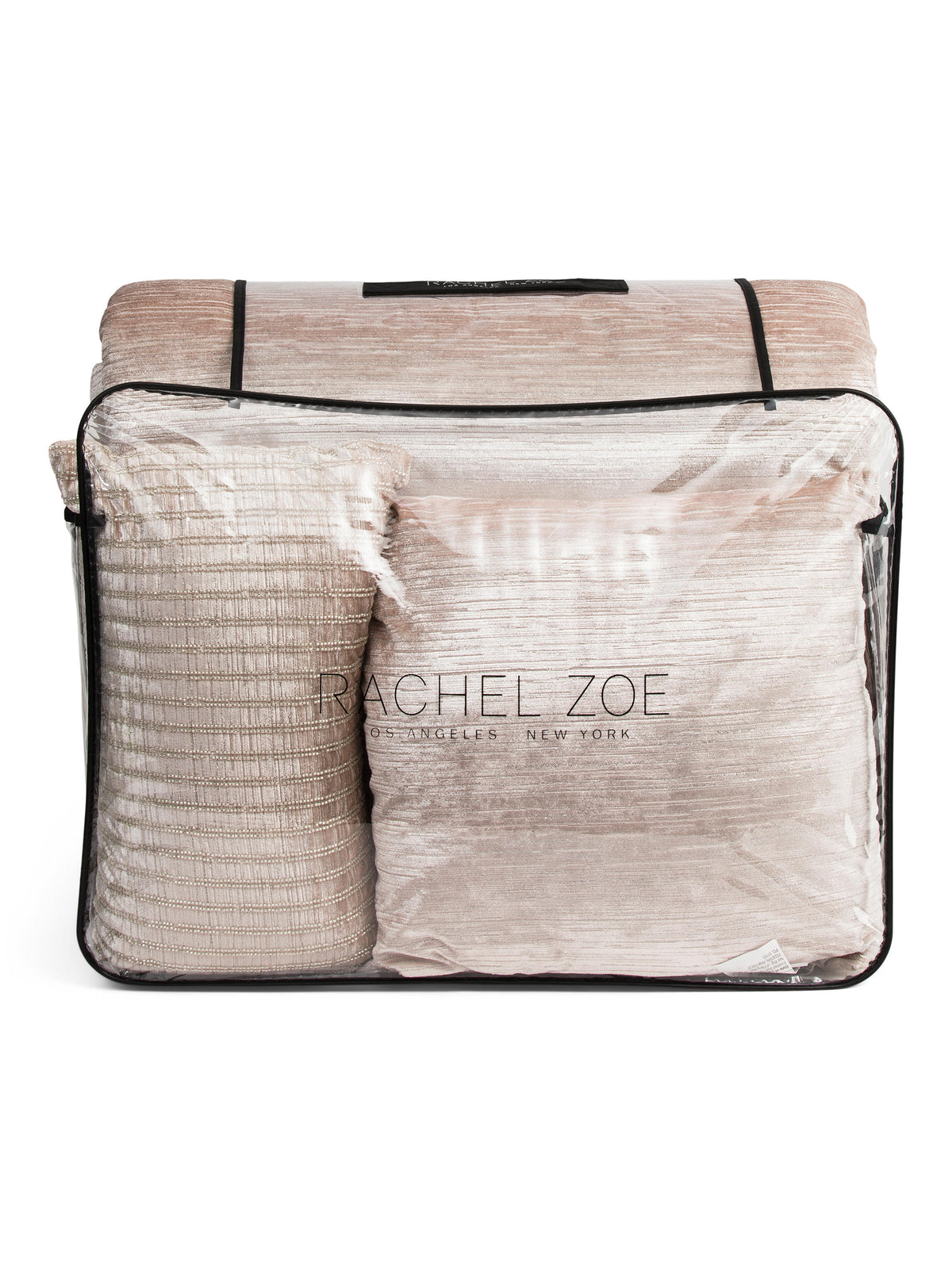 RACHEL ZOE Şampan Chenille Jacquard Yorğan Dəsti