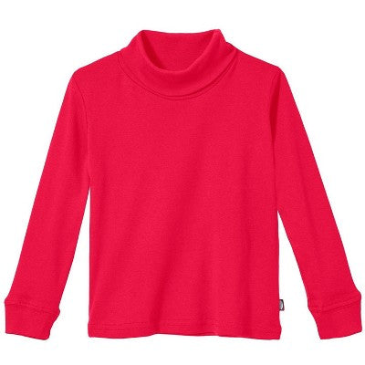 City Threads Uşaq Yumuşaq Pambıq Balaca Yaxası - ABŞ İsehidisi, Nəfəs Alan Çox Məqsədli Layering Üstü Qız və Oğlan üçün, Candy Apple - 14Y