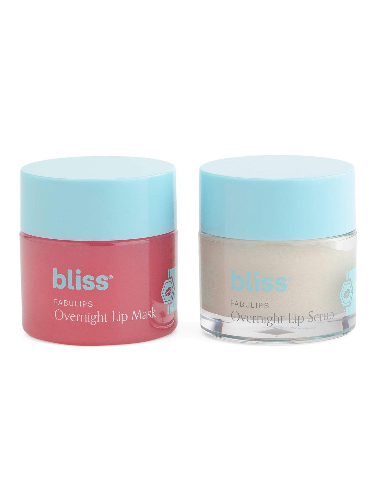BLISS 2pc Fabulips Gecə Dodaq Maskası və Dodaq Sıyrıcısı Dəsti