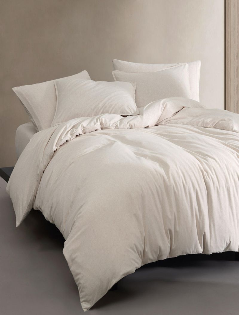Calvin Klein Modern Cotton Melange Jersey Yorgan Örtüsü Dəsti