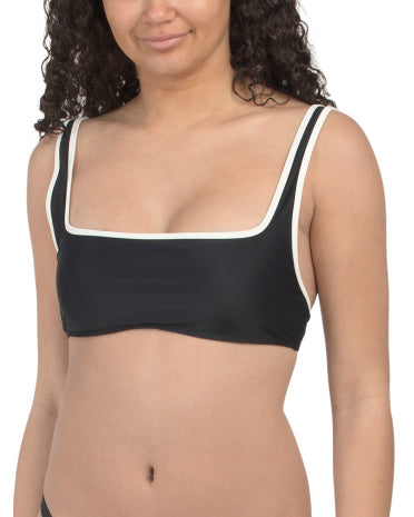 SUMMERSALT Kontrastlı Kvadrat Boyunlu Bikini Üstü