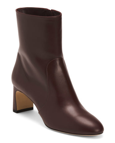 STUART WEITZMAN İspaniyada Hazırlanmış Dəri Babette Zip Çəkmələri