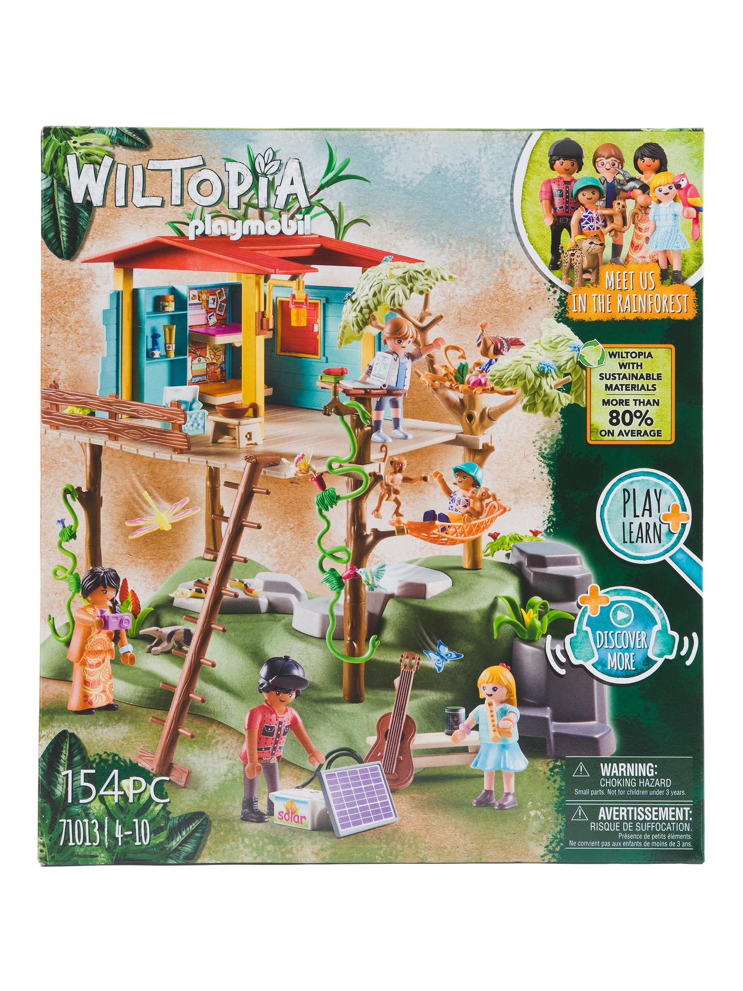 PLAYMOBIL Made In Germany 154 Parçalı Wiltopia Ailə Ağacı Ev Dəsti