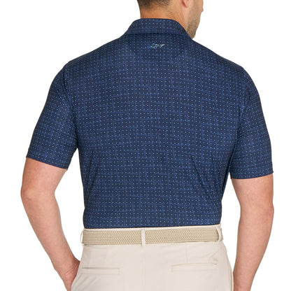 Greg Norman Kişi ML75 Stretch Polo Köynəyi, Mavi