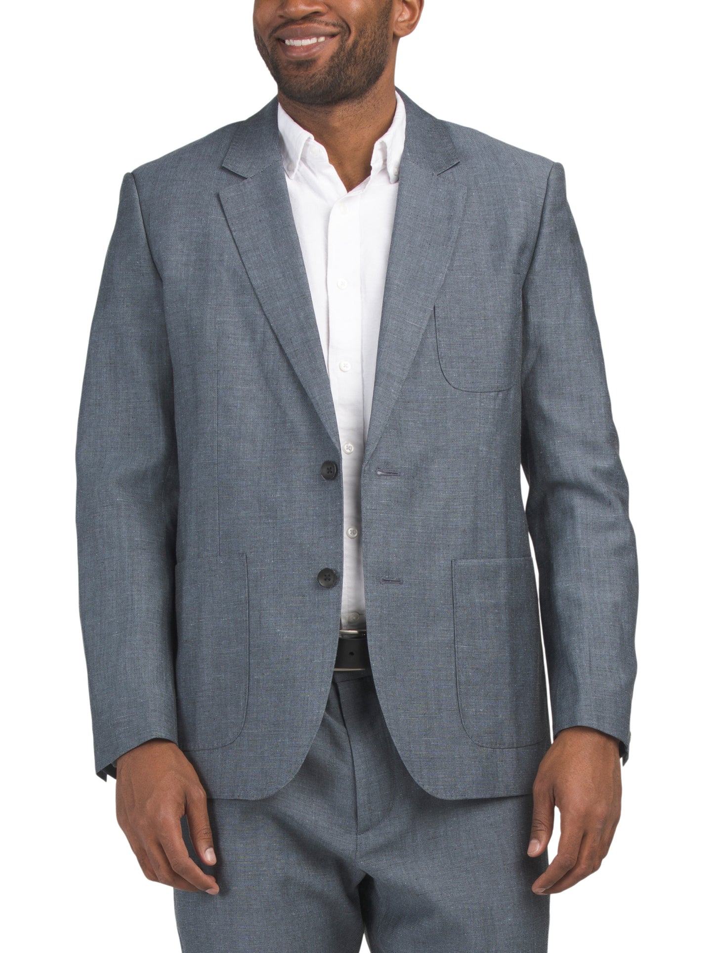 Wool Blend Butler Donegal Blazer Yün Qarışımlı Gödəkçə