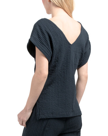 NATION Made In Portugal Lottie V-neck Köynək