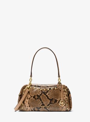 Michael Kors Cecily Kiçik Çivilənmiş Yılan Teksturlu Çanta