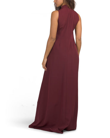 RENE BY RENE RUIZ Çiçəkli Aplikə Detaylı Kolsuz Mock Neck Geyim