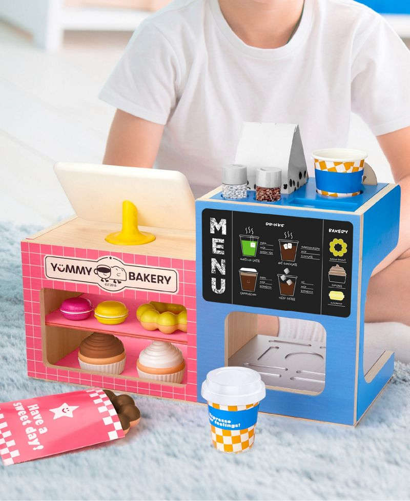 Geoffrey's Toy Box Kafe Tort Fırını Qəhvə Dükkanı Oyun Komplekti YoxYox