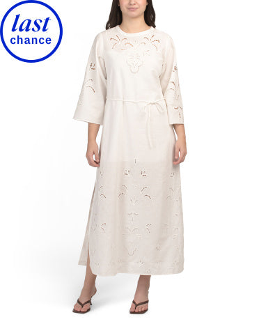 CARTOLINA Linen Qarışığı Athena Maksi Geyimi