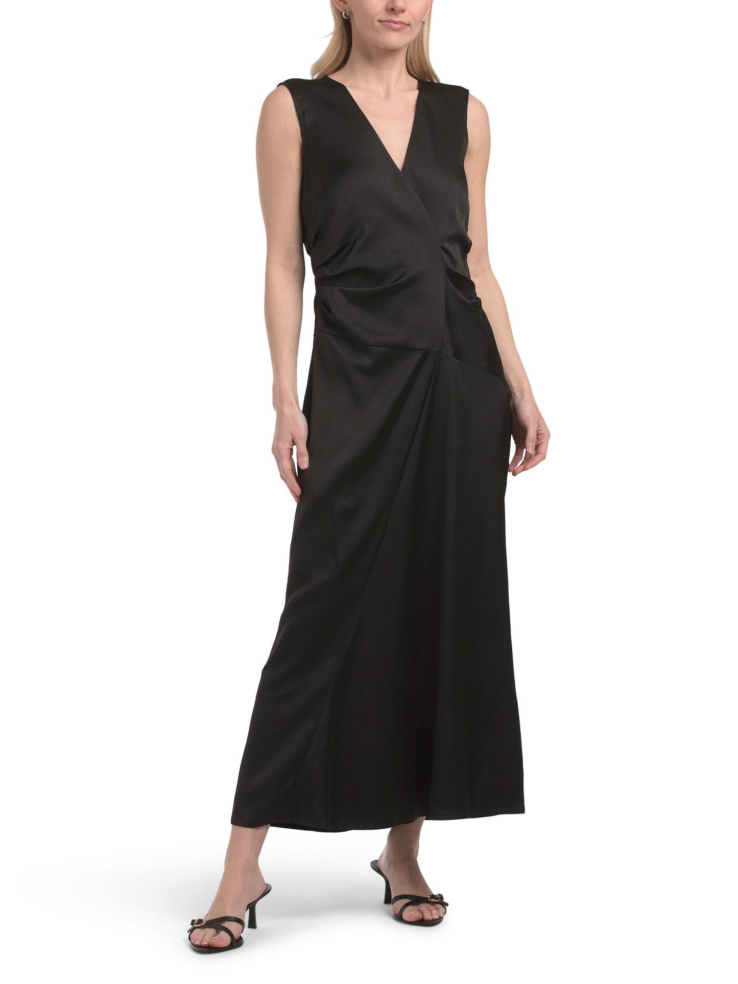 LUXELY Satin Midi Geyim Ətəklik