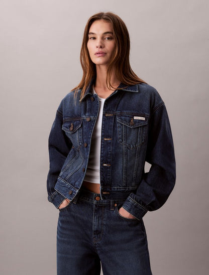 Calvin Klein 90s Denim Trucker Gödəkçəsi
