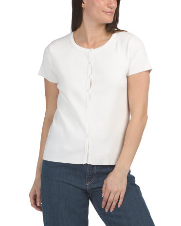 CYRUS Boyfriend Cap Sleeve Kardigan
