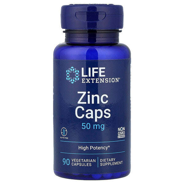 Life Extension Sink Kapsulları Yüksek Potensi 50 Mg 90 Vegetarian Kapsul YoxYox