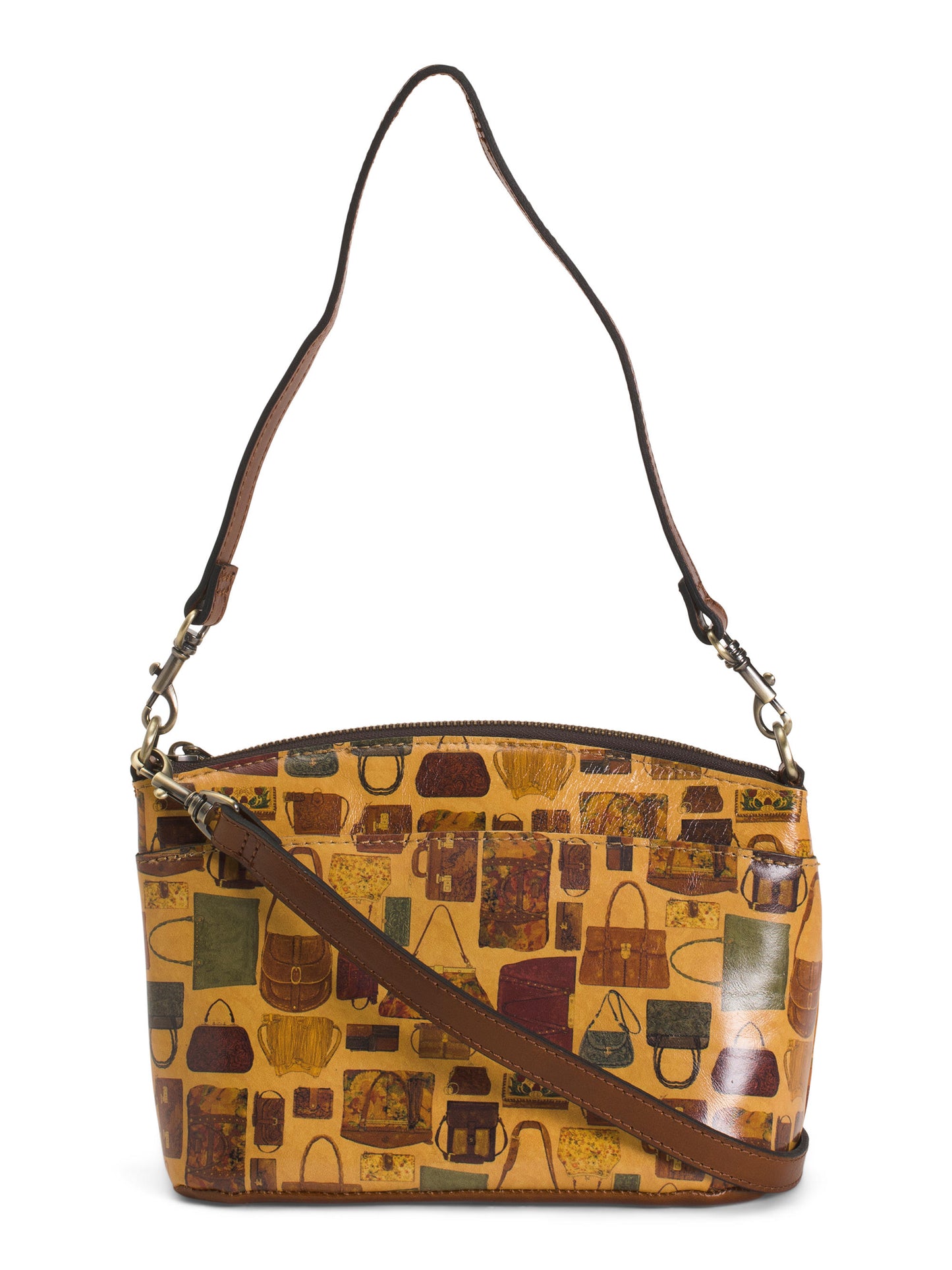 Leather Arlee Cüt Şerit Çapraz Gövdə və Çanta