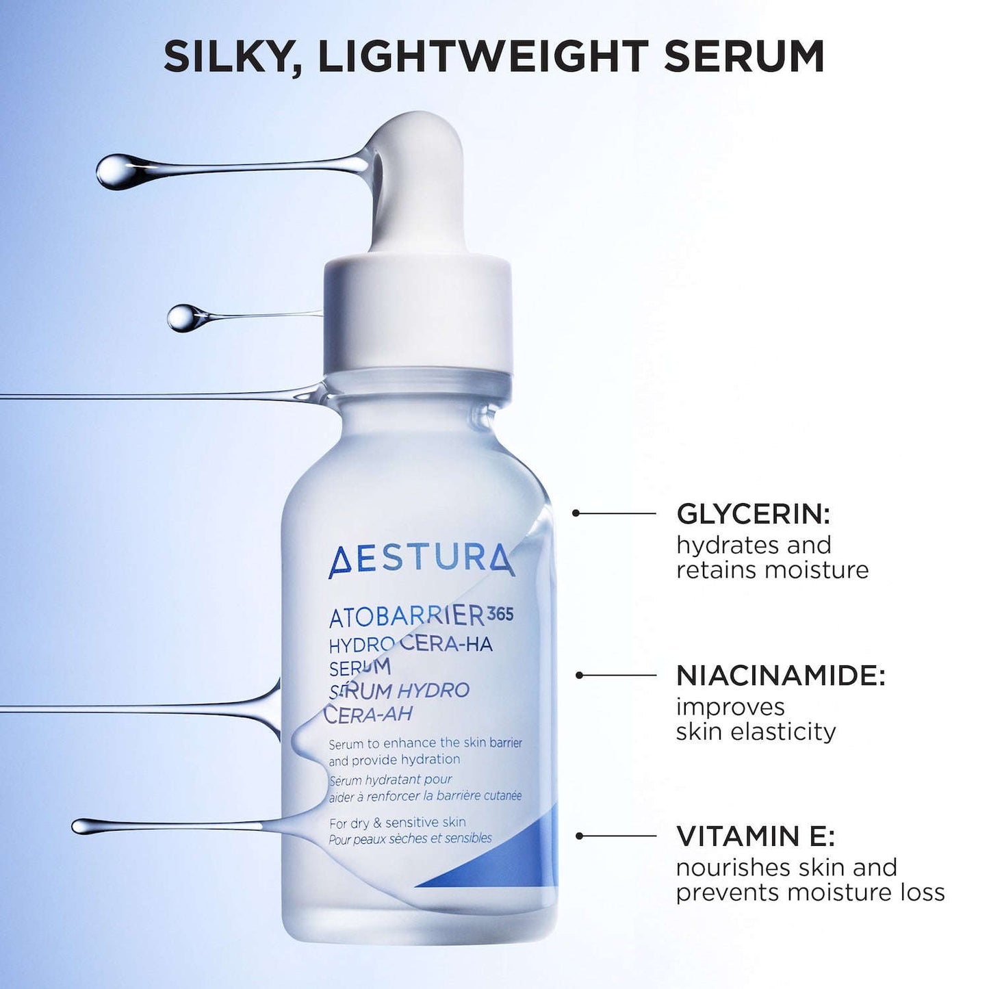 AESTURA ATOBARRIER365 Hydro CERA-HA Seramid + Hialuron Turşusu Üz Serumu YoxYox