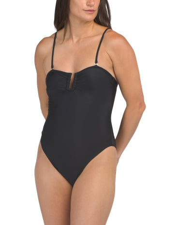 Bandeau Stilində Bir Parça Mayosu