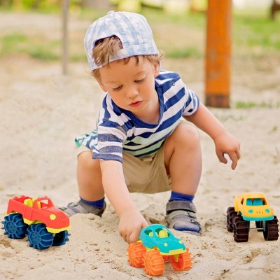 B. toys B. Mini Monster Trucks