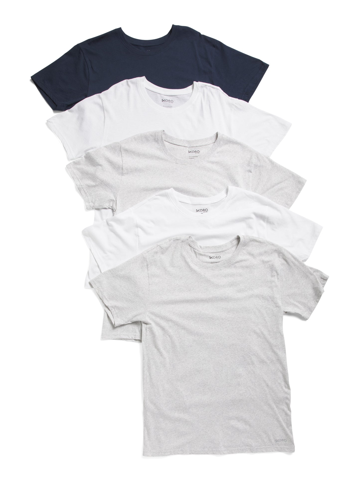 SKORA 5 Dəstə Crew Neck Kişi Trikotaj