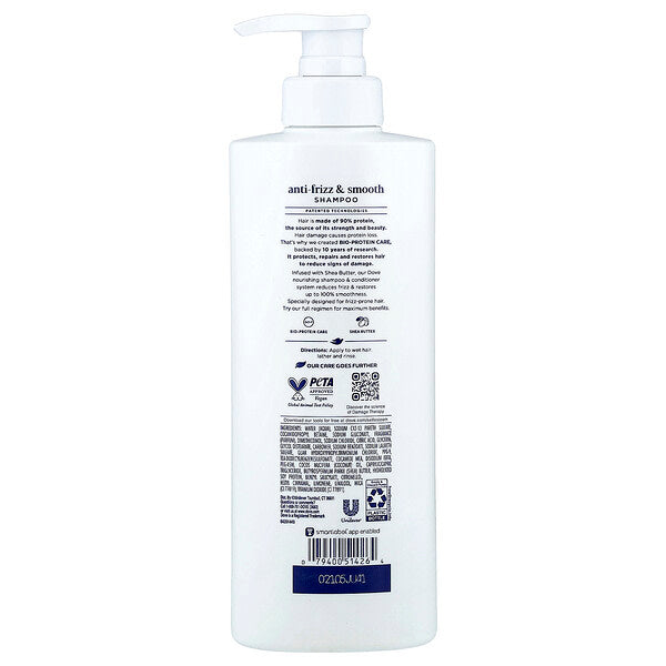 Dove Anti Frizz Smooth Şampun 532 Ml