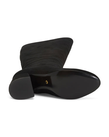 STUART WEITZMAN İspaniyada İstehsal Edilən Zımbalanmış Flareblock 85 Çəkmə